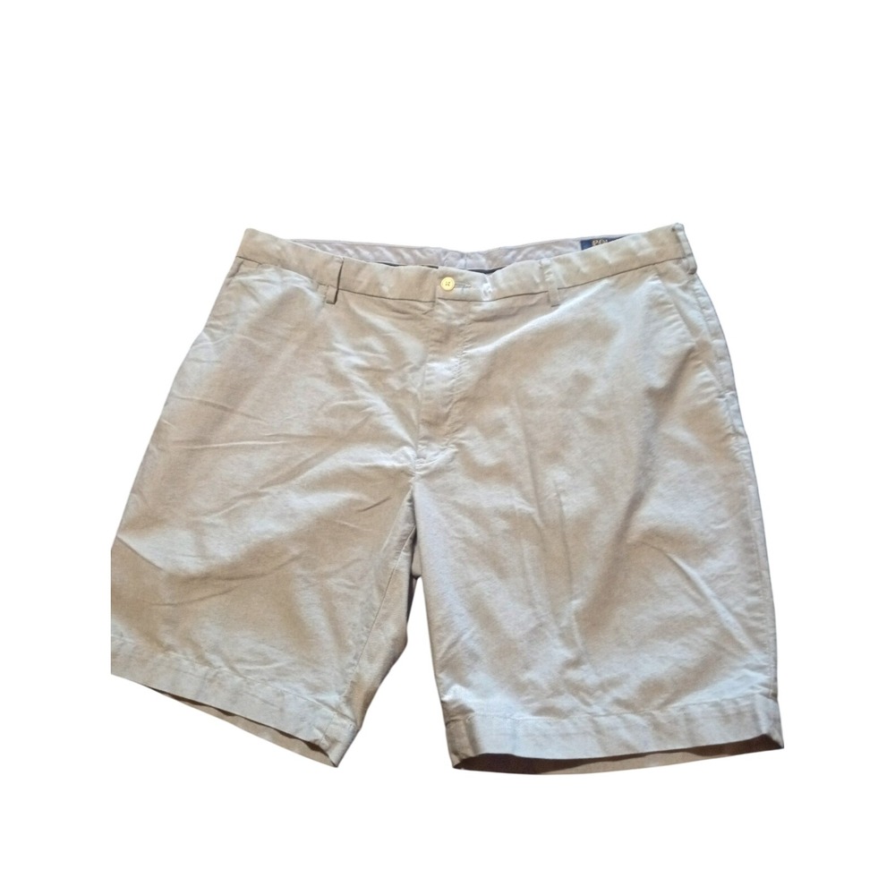 Polo Ralph Lauren Mens Blue Classic Fit Casual Chambray Shorts Size 40